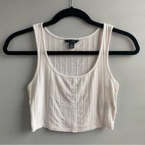 [4 FOR $20] American Eagle White Sleeveless Crop Top